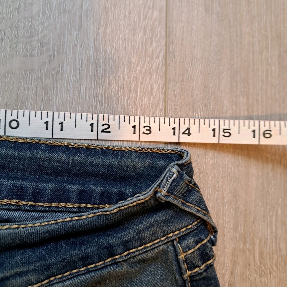True Religion Jennie Curvy Jeans Womens 28 Blue Mid Rise Super Skinny Stretch - Picture 9 of 14